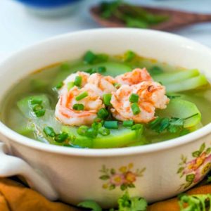 Canh tôm nấu bầu (Suất lớn)