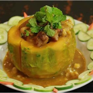 Chim câu tiềm bí đỏ (Bán theo con)