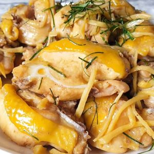 Gà xáo gừng nước trong (Nguyên con)