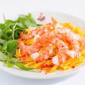 Tôm hùm tre ăn gỏi + Cháo