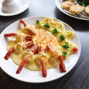 Tôm sú bỏ lò phô mai (12c)