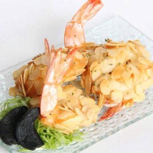 Tôm sú chiên hạnh nhân (12c)