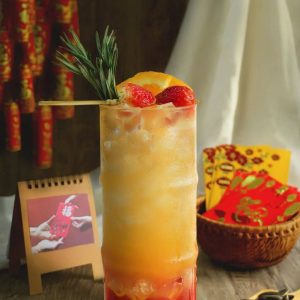 Trà dâu tây cam sành