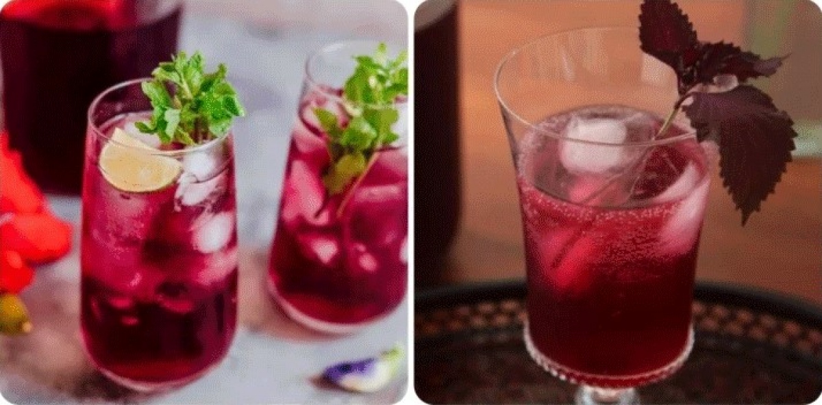 Cách nấu nước lá tía tô uống đẹp da