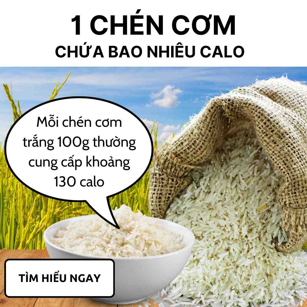 1 bát cơm bao nhiêu calo